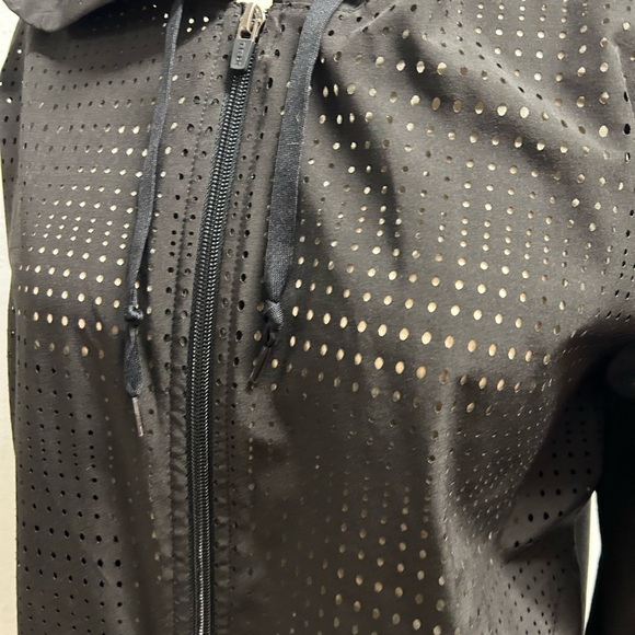 RBX Black Utility Jacket with Hood and Textured Design - Picture 2 of 5